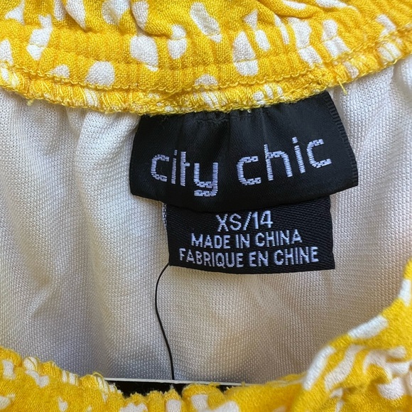 CITY CHIC plus size 14 Emily Sunshine Spray Maxi Dress Women’s 14 NWT NEW - Picture 7 of 15